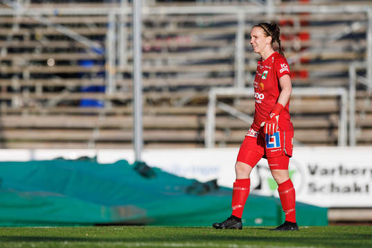 Varbergs målvakt Jasmine Strandberg