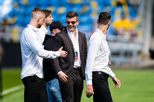 Pål Andre Helland of Lillestrøm ahead of the cup final between Brann and Lillestrøm on May 20, 2023 in Oslo.