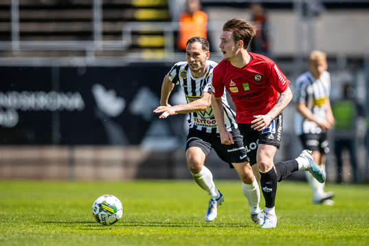 Landskronas Alexander Tkacz och Örebros Noel Milleskog