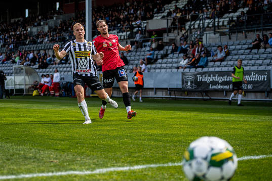 Landskronas Edvin Dahlqvist och Örebros Daniel Björnquist