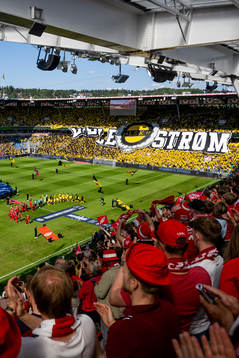  General interior view of Ullevaal stadion ahead of the cup final between Brann and Lillestrøm on May 20, 2023 in Oslo. 