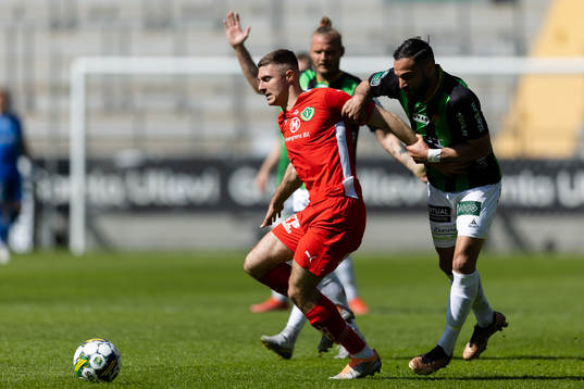 Jönköpings Södras Marko Nikolic och GAIS  Mervan Celik