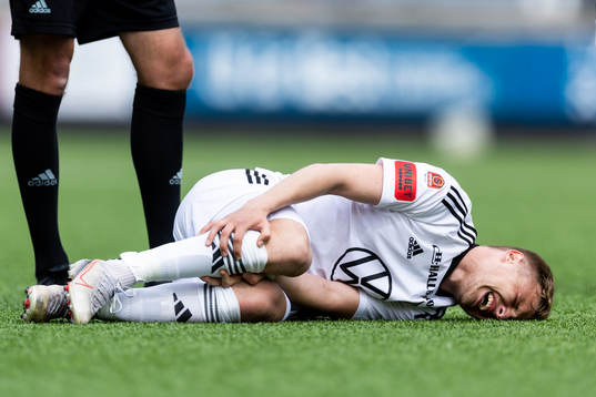 Östersunds Mykola Musolitin har ont
