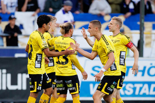 Elfsborgs spelare jublar