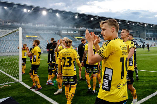 Elfsborgs Jeppe Møldrup Okkels jublar