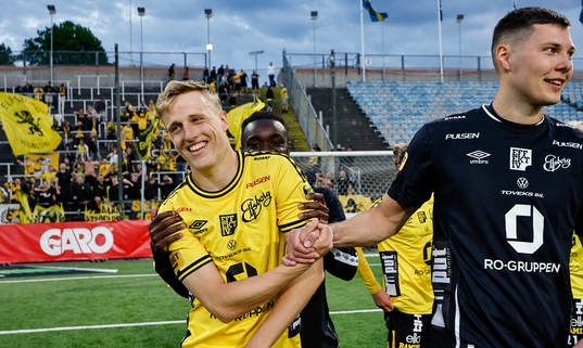 Elfsborgs Jeppe Møldrup Okkels jublar