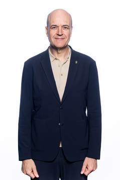 Fredrik Reinfeldt, ordförande i Svenska fotbollförbundets styrelse, poserar för ett porträtt den 23 maj 2023 i Stockholm. 