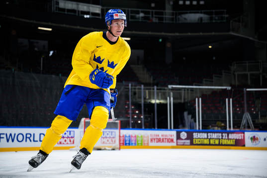 Dennis Rasmussen of Sweden at a practice session