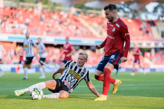 Landskronas Johan Rapp och Östers Dzenis Kozica