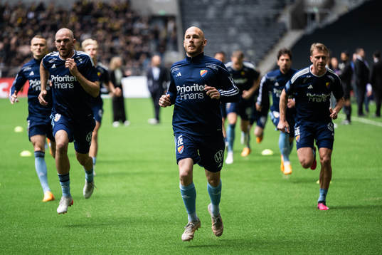 Djurgårdens Marcus Danielson, Magnus Eriksson och Rasmus
