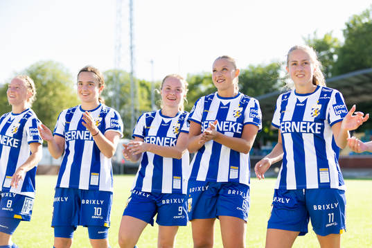 IFK Göteborgs Ulrika Bredin, Victoria Svanström, Thilda