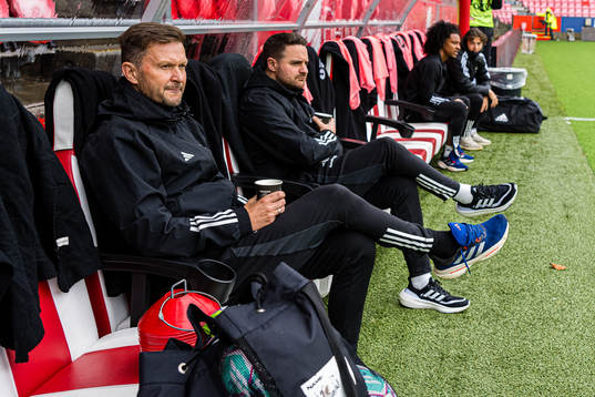 Roar Strand, assistant coach of Rosenborg, ahead of the Eliteserien match between Brann and Rosenborg on May 29, 2023 in Bergen.