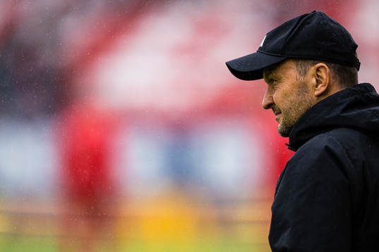 Roar Strand, assistant coach of Rosenborg, ahead of the Eliteserien match between Brann and Rosenborg on May 29, 2023 in Bergen.