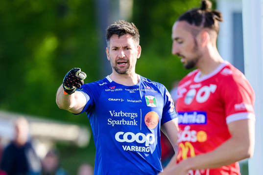 Varbergs målvakt Stojan Lukic