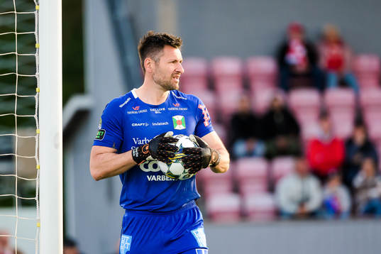 Varbergs målvakt Stojan Lukic