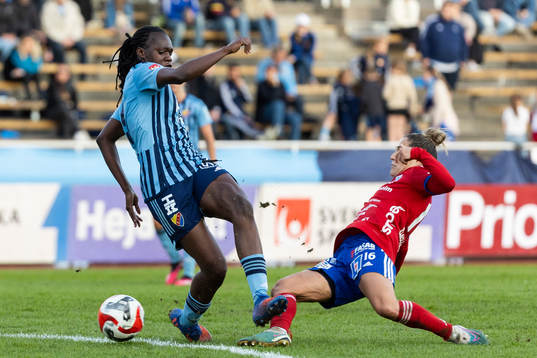 Djurgårdens Flavine Mawete Musolo och Vittsjös Nellie