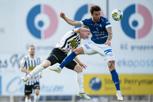 Landskronas David Edvardsson och Trelleborgs Henry Offia