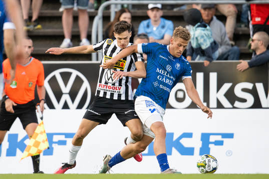 Landskronas Camil Jebara och Trelleborgs Tobias Karlsson