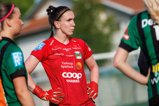 Varbergs målvakt Jasmine Strandberg