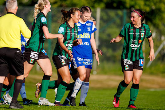 Varbergs Matilda Mårtensson jublar