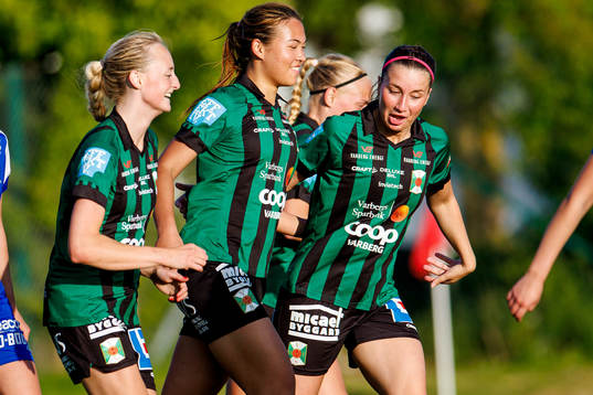 Varbergs Matilda Mårtensson jublar