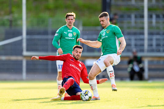 Östers Dzenis Kozica och Jönköpings Södras Marko Nikolic