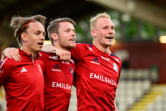 Östers Isak Magnusson, Daniel Ljung och Adam Bergmark