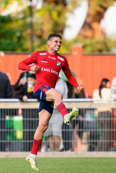 Östers Ahmed Bonnah jublar