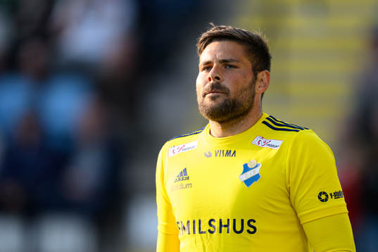 Östers målvakt Miloje Prekovic