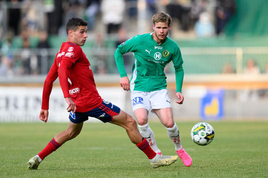 Östers Ahmed Bonnah och Jönköpings Södras Anton Thorsson