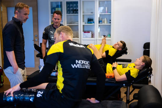 Fotbollsansvarig dam elit Christian Lundström,