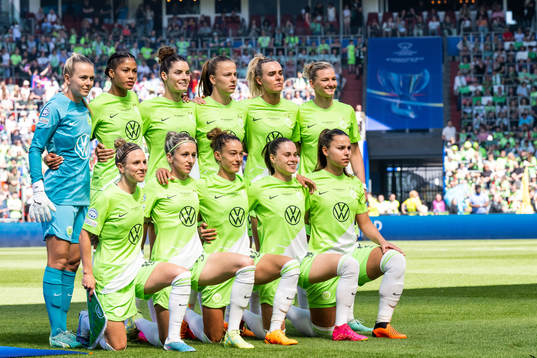 Starting eleven of Wolfsburg