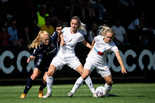 FC Rosengårds Sofie Bruun Bredgaard mot Växjö DFFs Elin