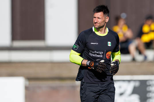 Varbergs målvakt Stojan Lukic