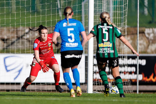Varbergs målvakt Jasmine Strandberg