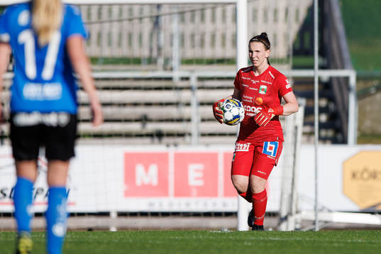 Varbergs målvakt Jasmine Strandberg