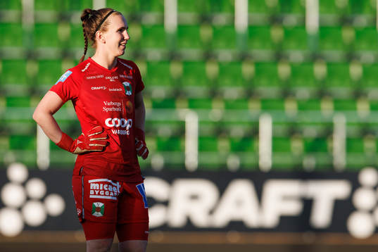Varbergs målvakt Jasmine Strandberg