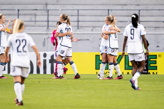 Djurgårdens spelare jublar