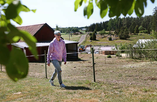 Nilla Fischer poserar för ett porträtt