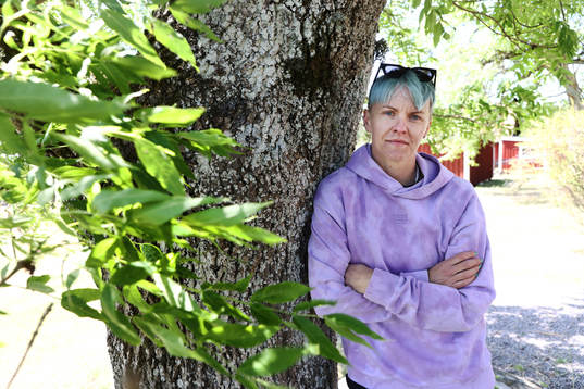 Nilla Fischer poserar för ett porträtt