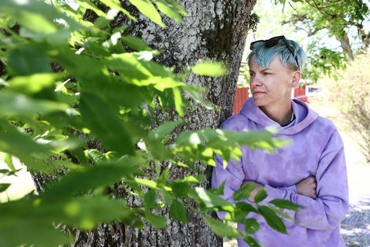 Nilla Fischer poserar för ett porträtt