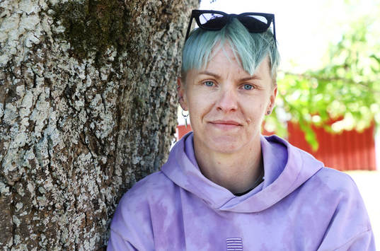 Nilla Fischer poserar för ett porträtt