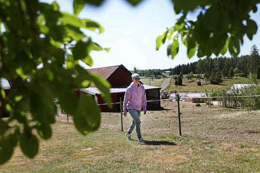 Nilla Fischer poserar för ett porträtt