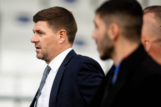 Former Liverpool player Steven Gerrard ahead of the UEFA Champions League football match between Manchester City and Inter on June 10, 2023 in Istanbul. 