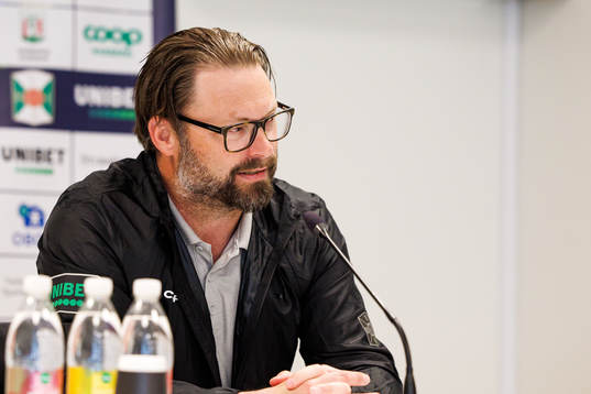 Varbergs huvudtränare Joakim Persson