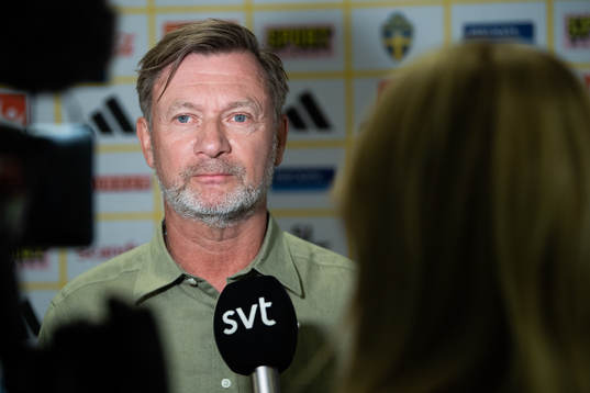 Peter Gerhardsson, head coach of the Swedish women's national football team