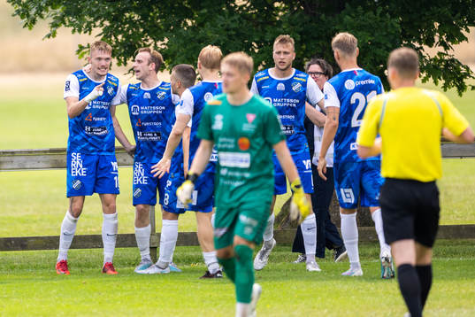 Oddevolds spelare jublar