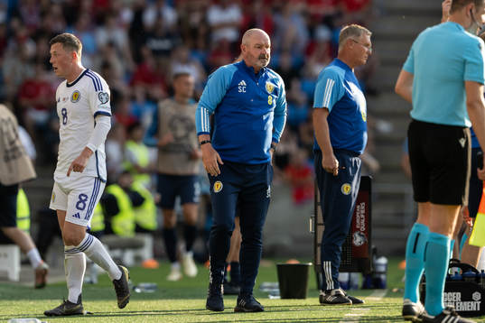 Head coach Steve Clarke of Scotland