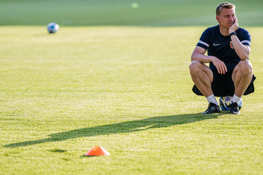 Leif Gunnar Smerud, head coach of the Norwegian under-21