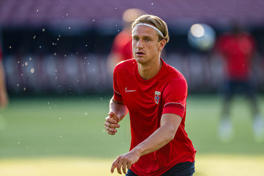 Erik Botheim of the Norwegian under-21 national football